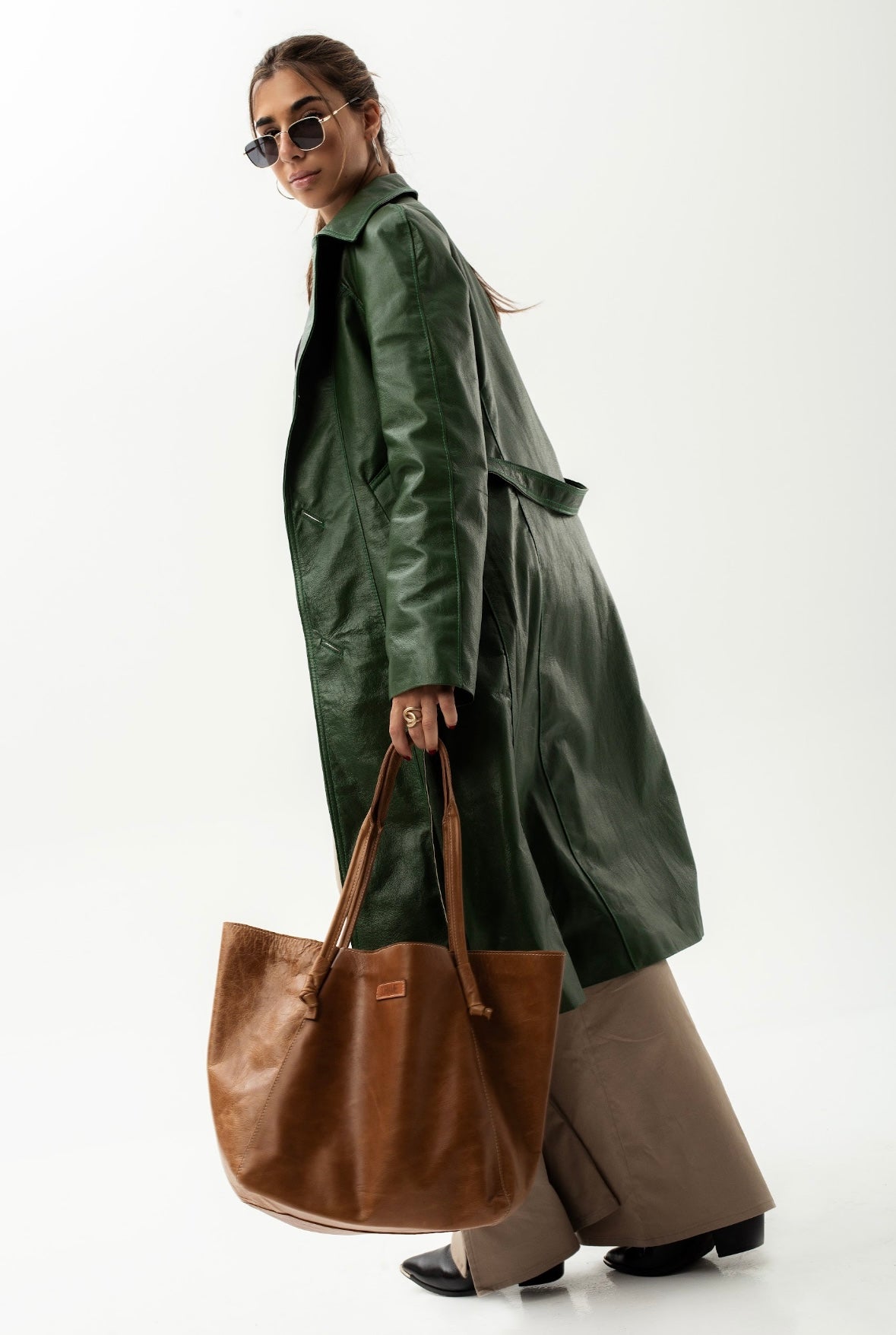 Leather Bag Paulita Camel