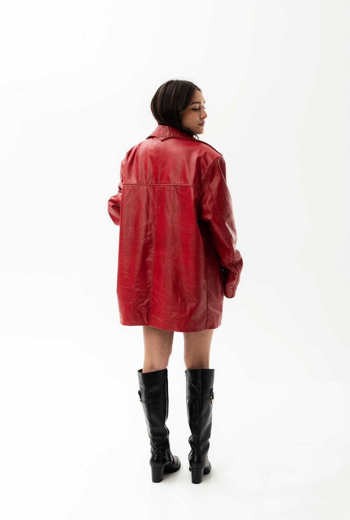Leather Jacket Tradición Red