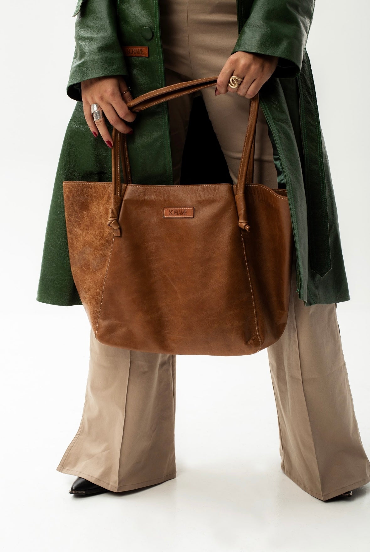 Leather Bag Paulita Camel