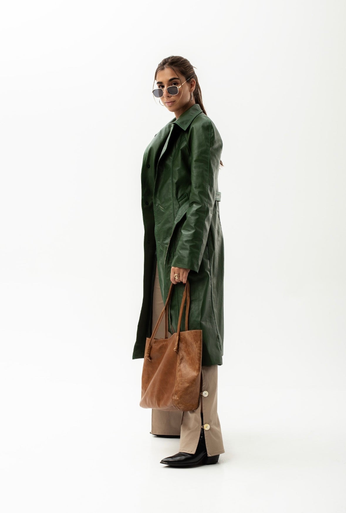 Leather Bag Paulita Camel