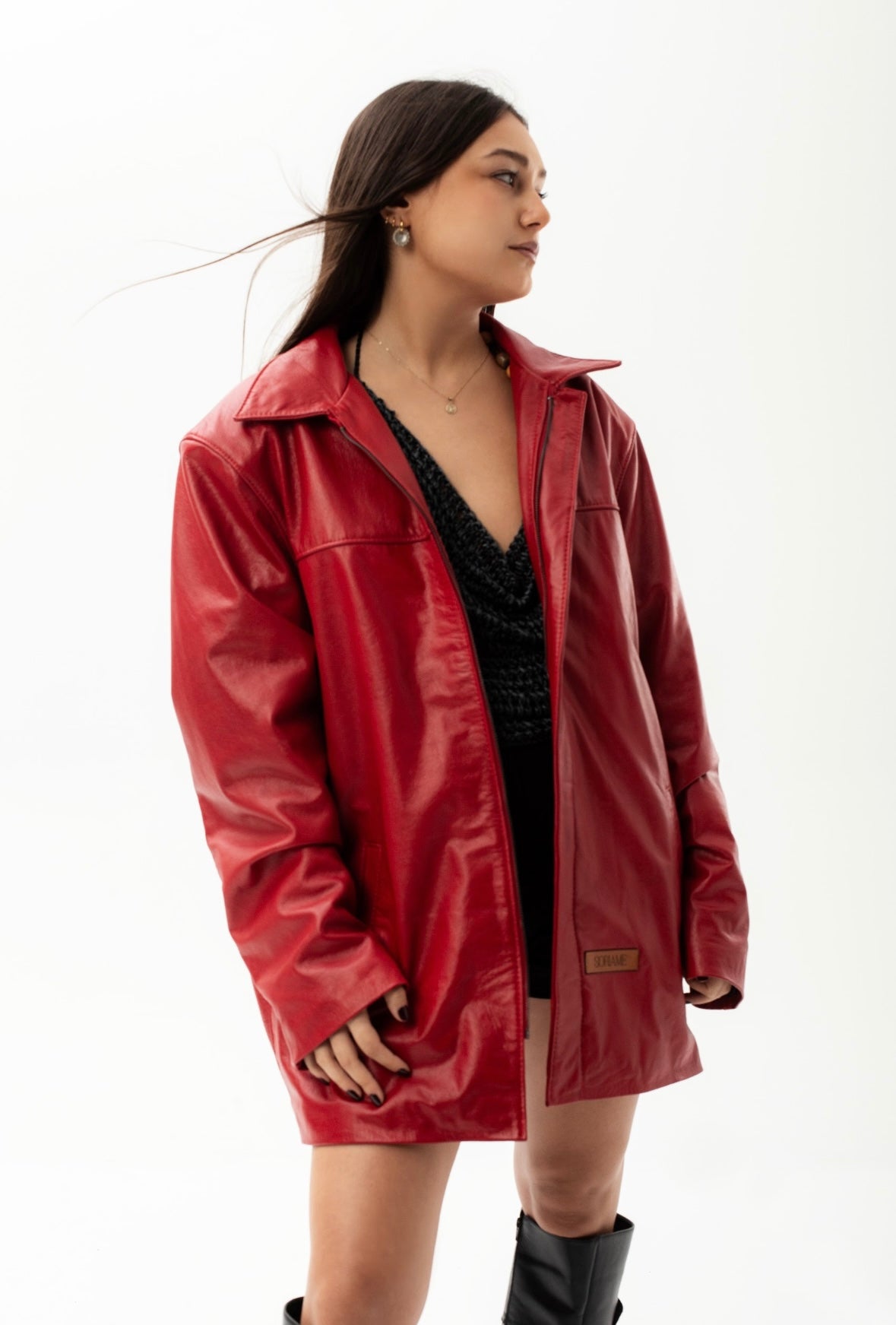 Leather Jacket Tradición Red