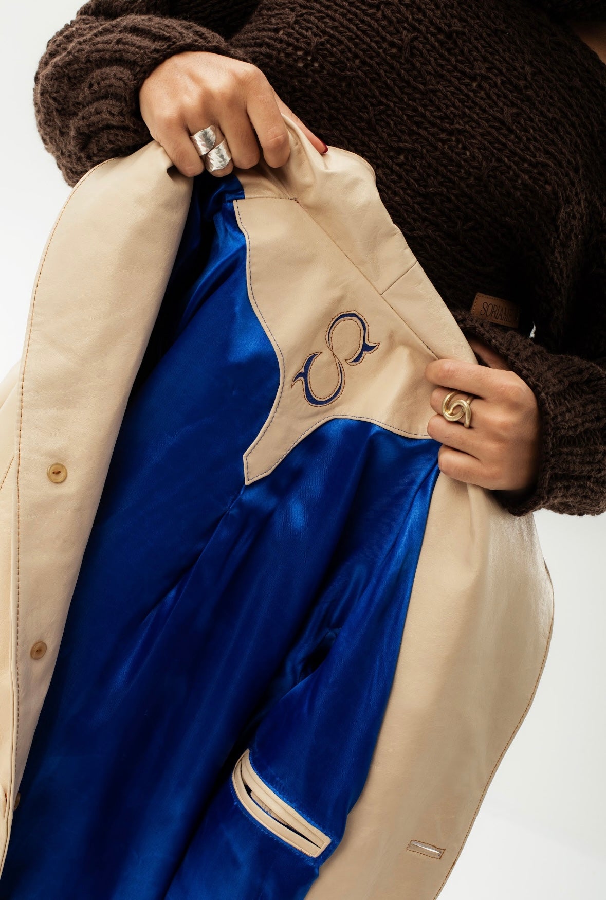 Leather Trench Elegance