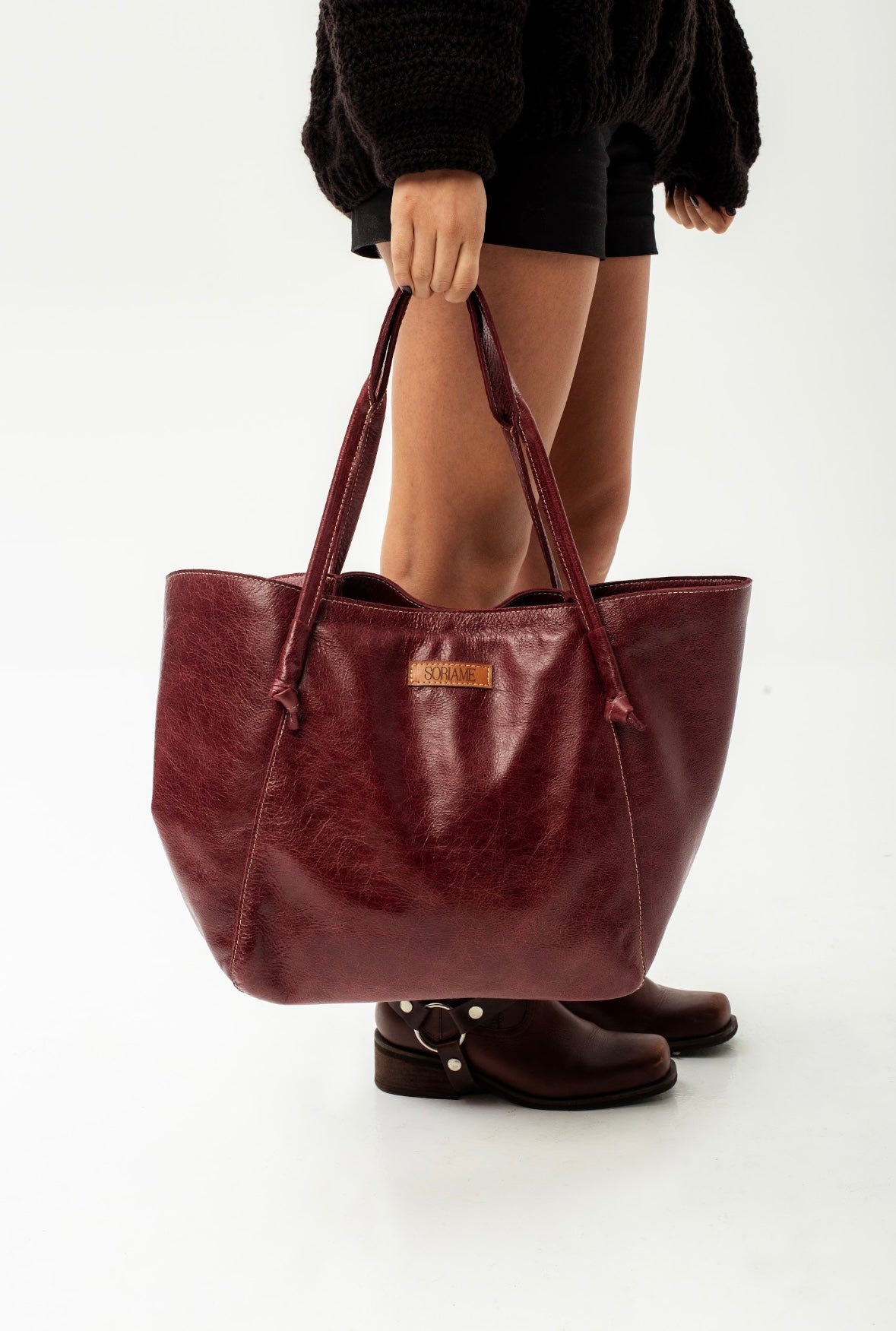 Leather Bag Paulita Bordoux