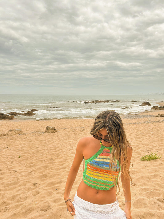 Crochet Colorful Top