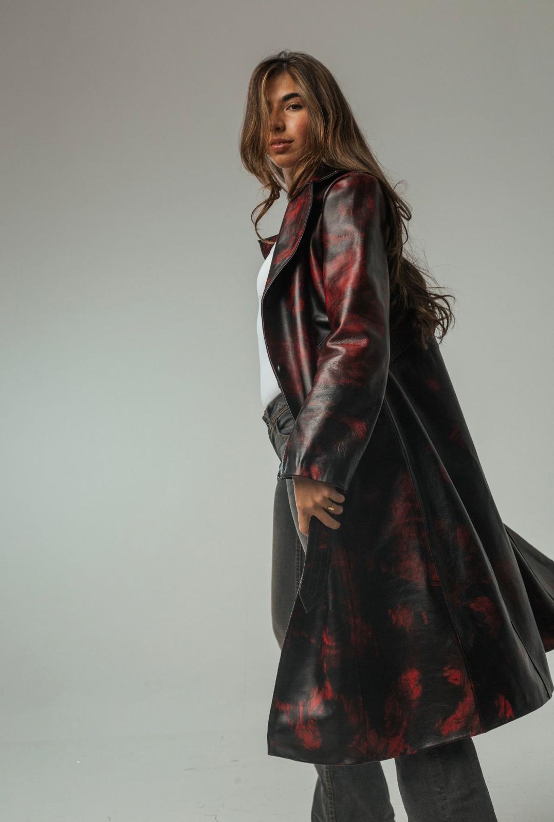 Leather Trench Coat