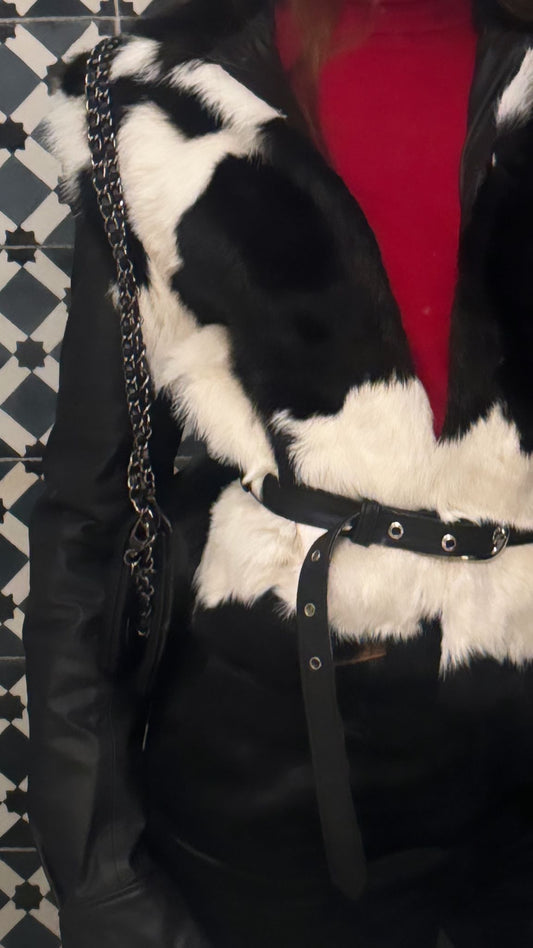 Campera Cow Black