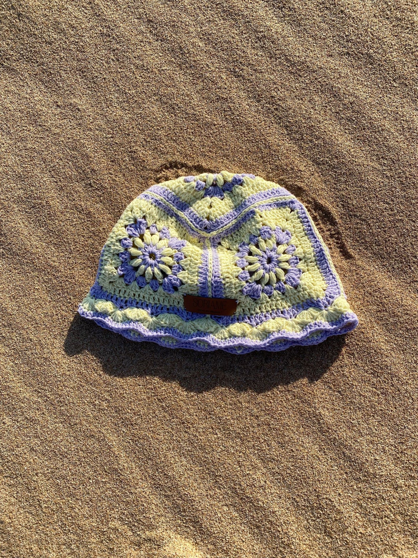 Sombrero Crochet Lila